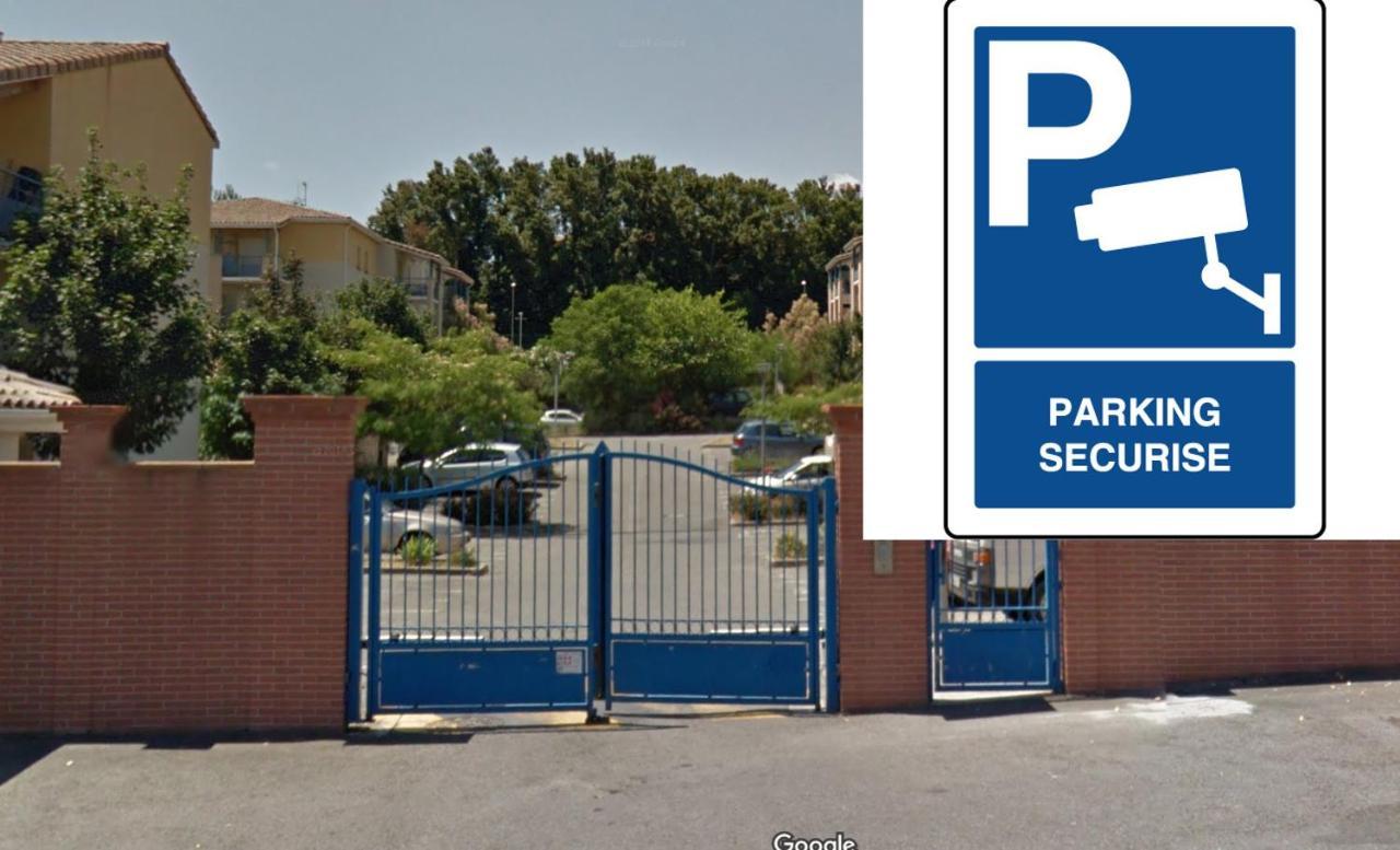 Villa Carcassonne Maison, Jardin Sans Vis A Vis, Parking Exterior foto