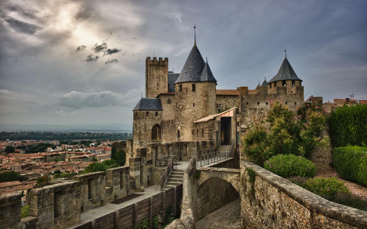 Villa Carcassonne Maison, Jardin Sans Vis A Vis, Parking Exterior foto