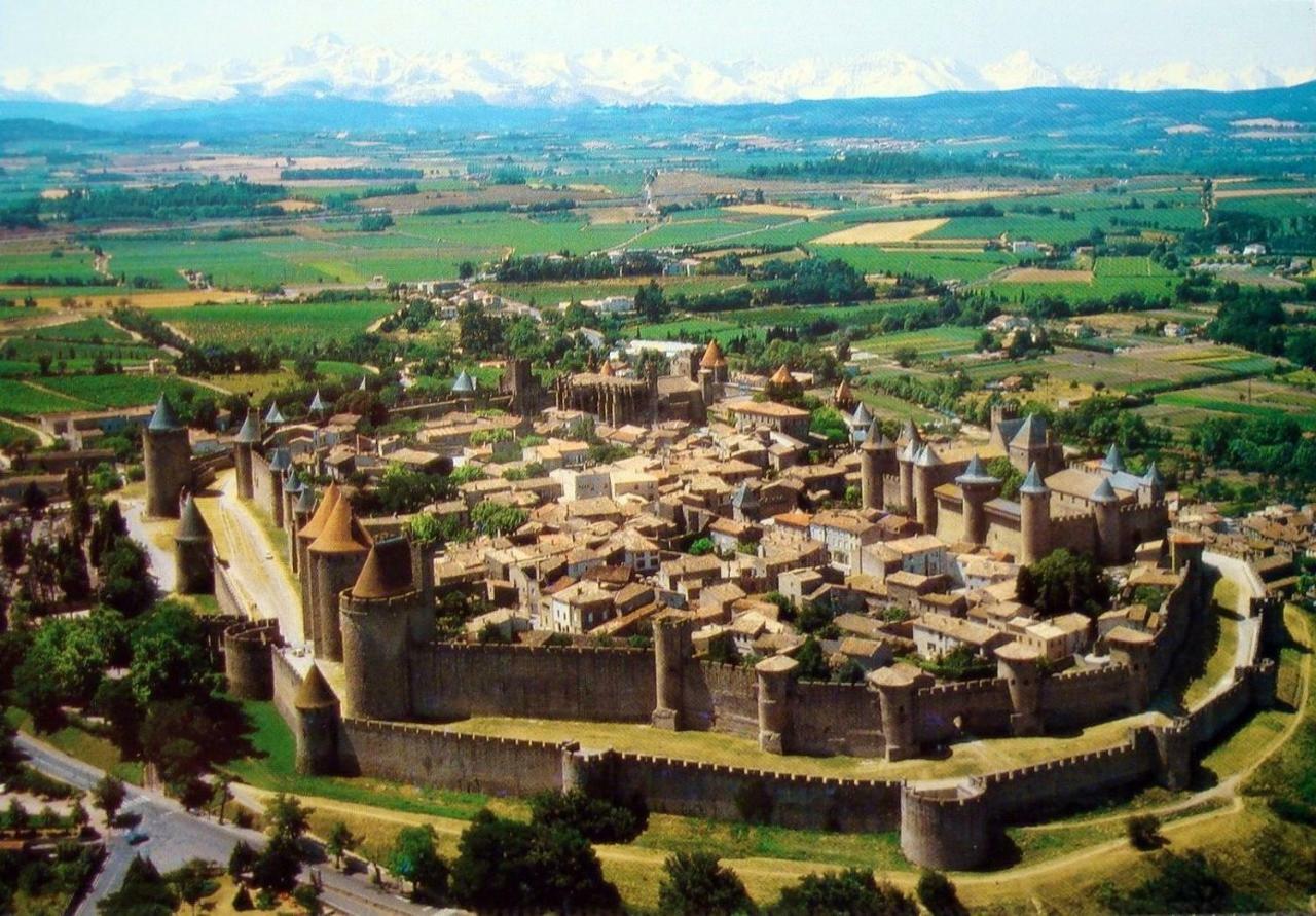 Villa Carcassonne Maison, Jardin Sans Vis A Vis, Parking Exterior foto